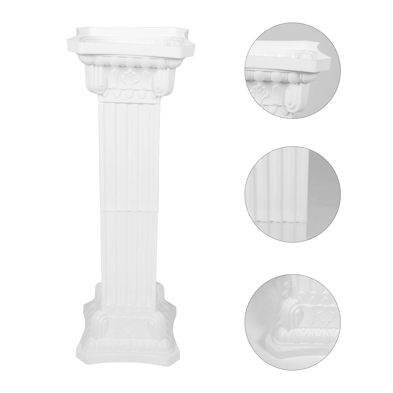 

Roman Column Road Guiding Adornment Artistic Statue Plastic Wedding Guide Prop Party Supply Pillar Outdoor Planters