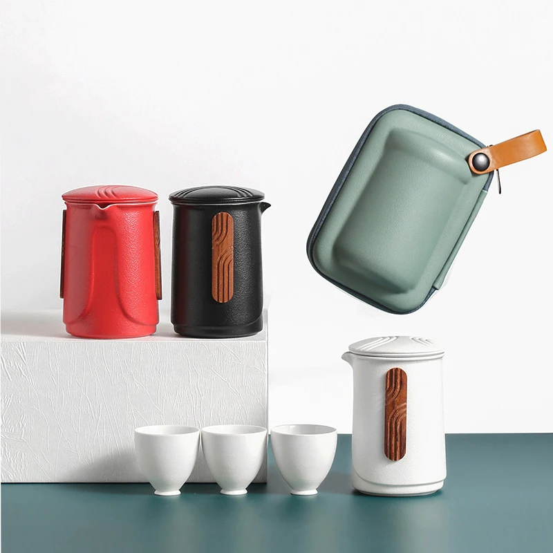 Business Fashion Tea Cups Ceramic Portable Teapot Set Outdoor Travel Gaiwan Tea Cups of Tea Ceremony Teacup Fine Gift Tea Set
Business Fashion Tea Cups Ceramic Portable Teapot Set Outdoor Travel Gaiwan Tea Cups of Tea Ceremony Teacup Fine Gift Tea Set