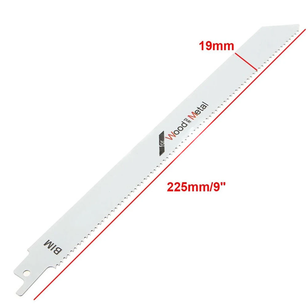 2pcs 225mm 9in BI-Metal Reciprocating Saw Blade Rugged Tempered High-carbon Steel Blades Flexible For Metal Wood Cutting
2pcs 225mm 9in BI-Metal Reciprocating Saw Blade Rugged Tempered High-carbon Steel Blades Flexible For Metal Wood Cutting