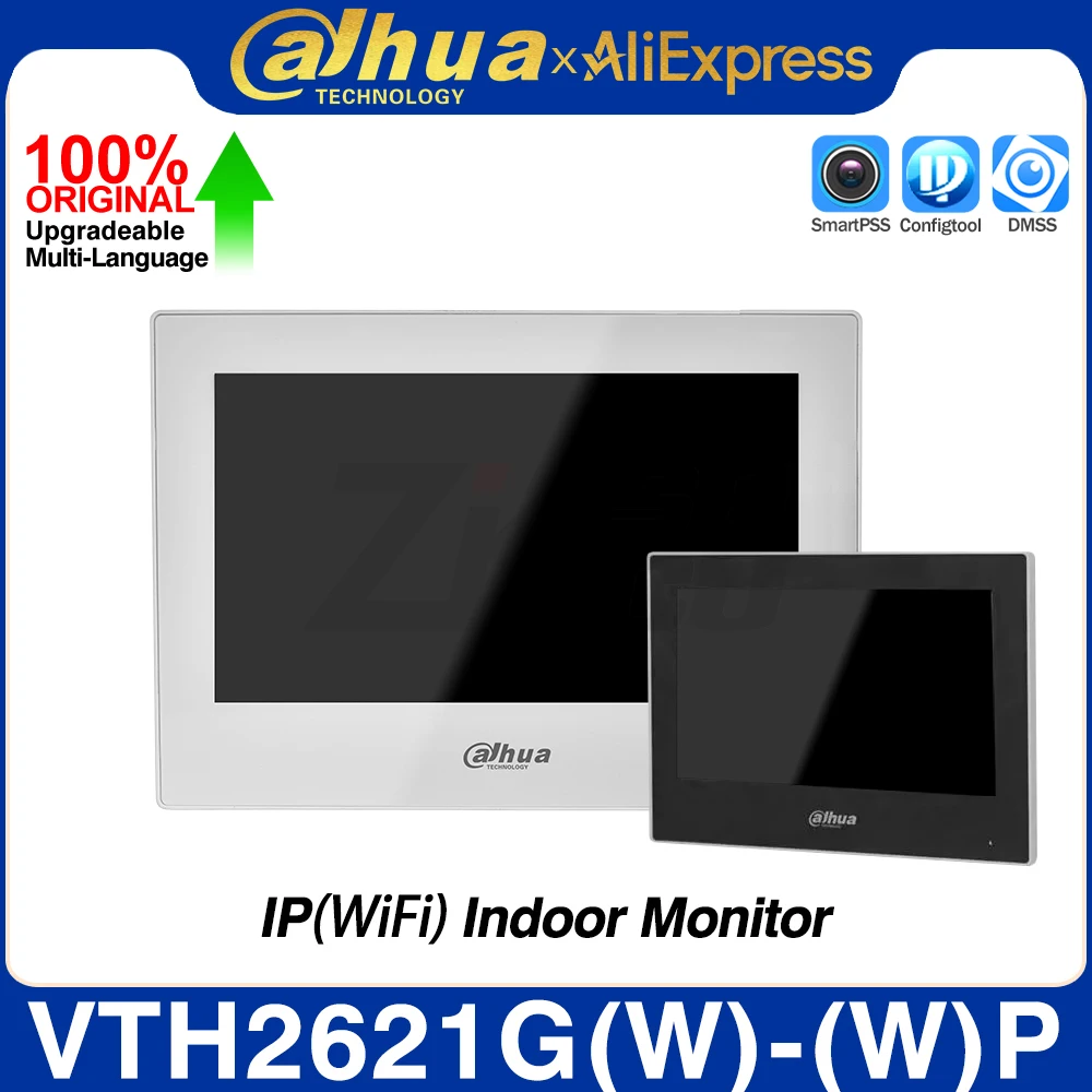 Dahua VTH2621G-WP VTH2621GW-WP 7 дюймов 1024*600 IP и Wi-Fi PoE Внутренний монитор Поддержка дверной станции IPC Монитор 2-сторонняя аудиосигнализация I/O 
Dahua VTH2621G-WP VTH2621GW-WP 7 дюймов 1024*600 IP и Wi-Fi PoE Внутренний монитор Поддержка дверной станции IPC Монитор 2-сторонняя аудиосигнализация I/O