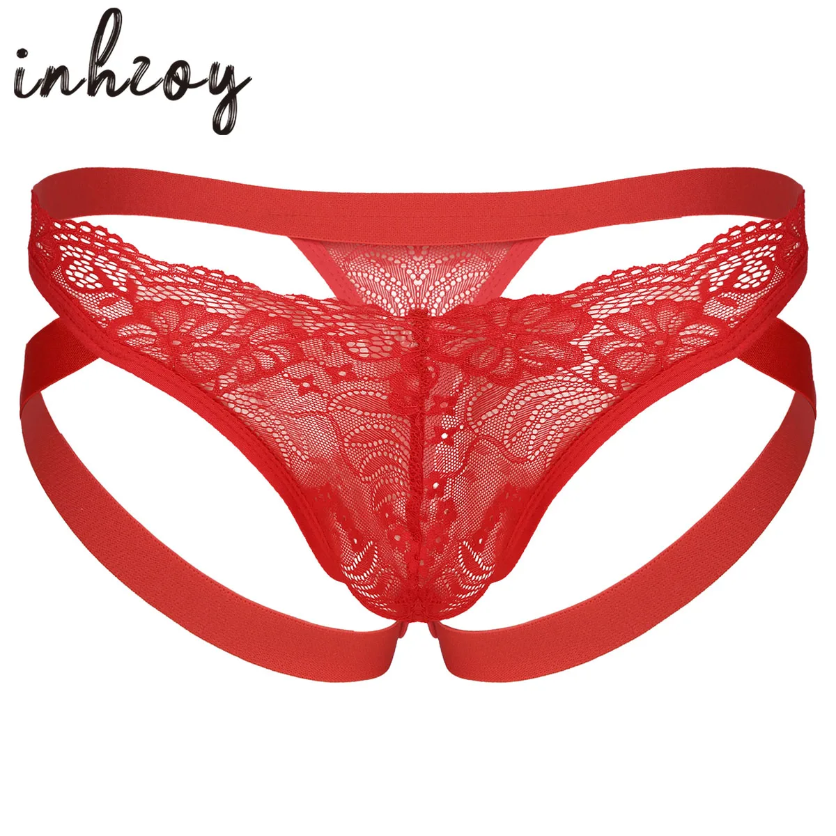 Мужские кружевные прозрачные трусы стринги с низкой посадкой
Мужские кружевные прозрачные трусы стринги с низкой посадкой
