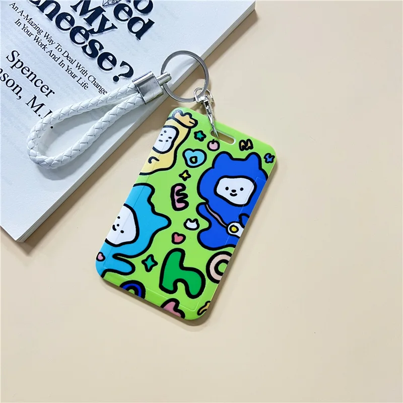 Students Cute Access Card Cover Female Cartoon Bus Card Package With Keychain Card Campus Transportation Card Protective Cover
Students Cute Access Card Cover Female Cartoon Bus Card Package With Keychain Card Campus Transportation Card Protective Cover