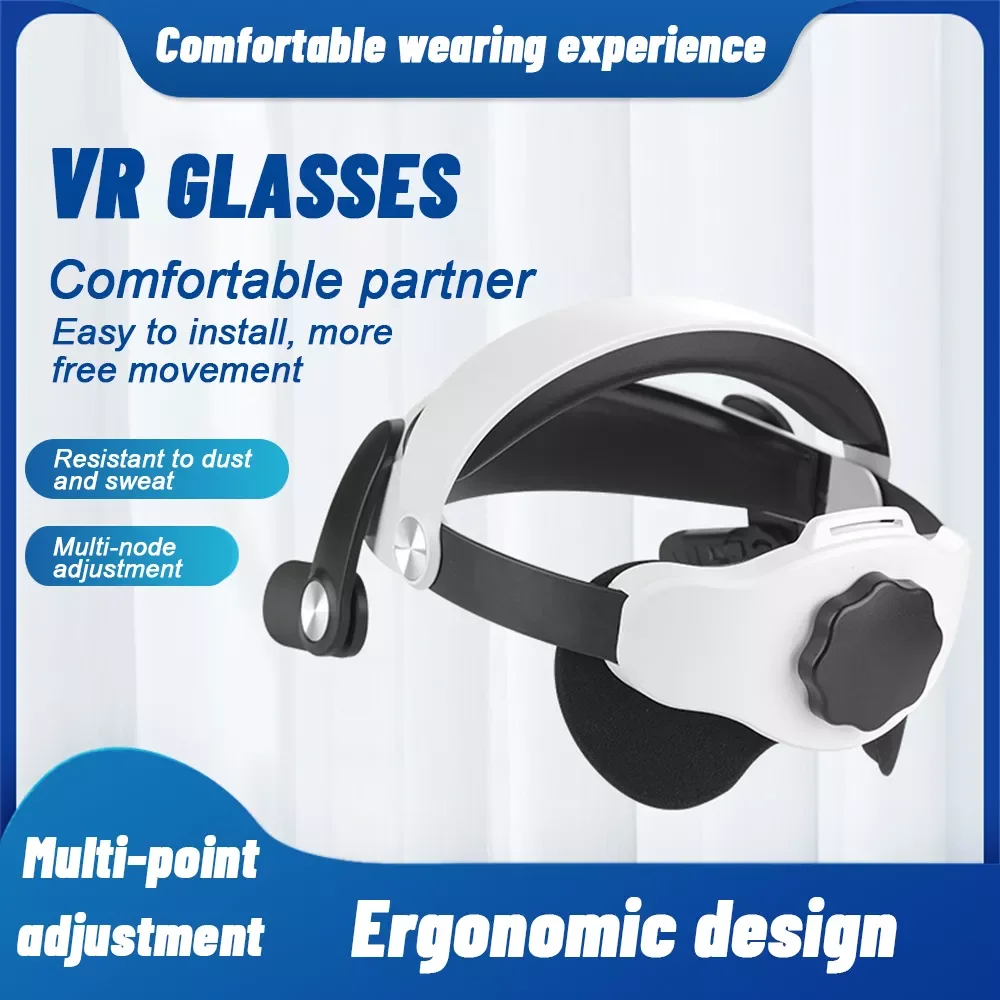 Head Strap for Oculus Meta Quest 2 Accessories Elite Strap for Enhanced Support and Comfort in VR
Head Strap for Oculus Meta Quest 2 Accessories Elite Strap for Enhanced Support and Comfort in VR
