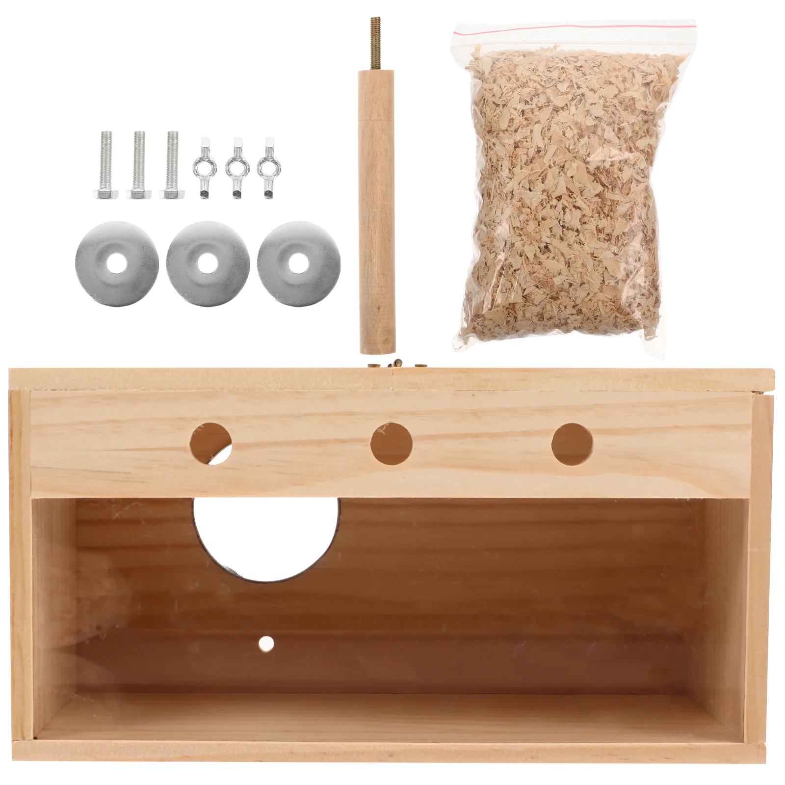 Box Bird Nesting Parakeet Wooden House Breeding Woodparrot Birdhouse Outdoor Parakeetstoys Breed Cage Budgie Hanging Clear
Box Bird Nesting Parakeet Wooden House Breeding Woodparrot Birdhouse Outdoor Parakeetstoys Breed Cage Budgie Hanging Clear