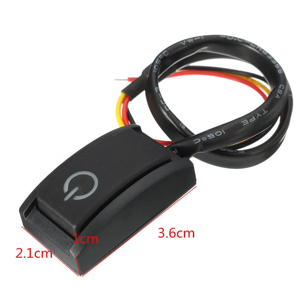 Button Latching Button Switch Double-sided Adhesive Tape Durable 2.4W Turn White LED ON/OFF 3.6*2.1*1cm LED Light Push Kit
Button Latching Button Switch Double-sided Adhesive Tape Durable 2.4W Turn White LED ON/OFF 3.6*2.1*1cm LED Light Push Kit
