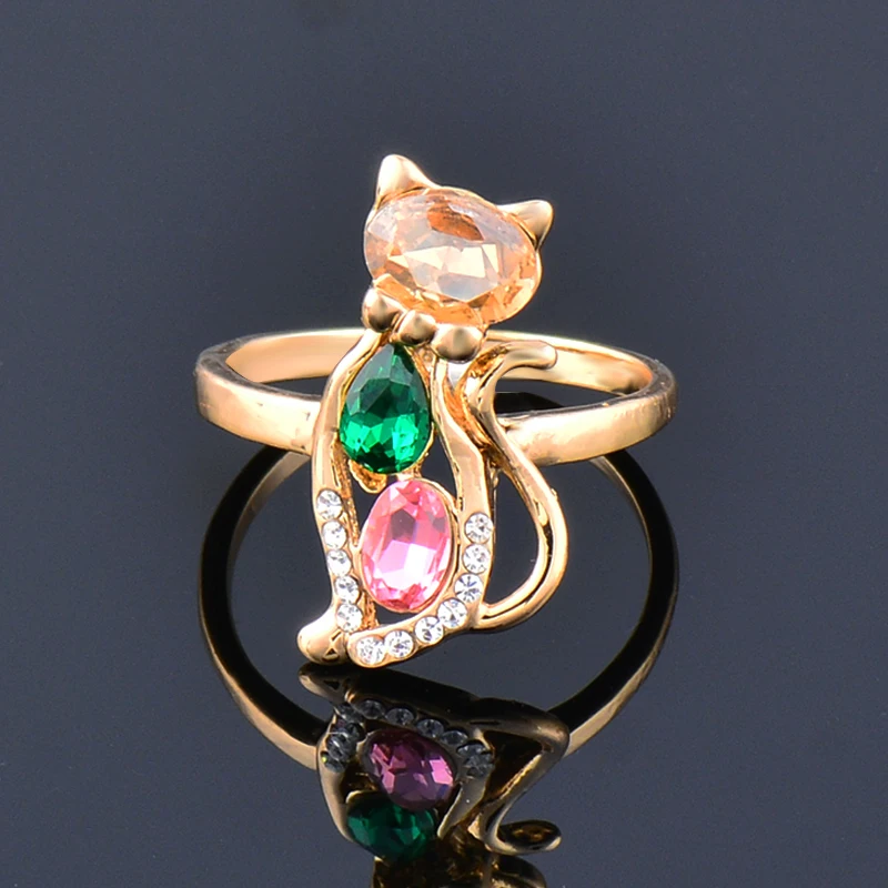 SINLEERY Cute Animal animal Rings With Multicolor Cubic Zircon Gold Color Fashion Women Girl Birthday Gifts ZD1 SSA 
SINLEERY Cute Animal animal Rings With Multicolor Cubic Zircon Gold Color Fashion Women Girl Birthday Gifts ZD1 SSA