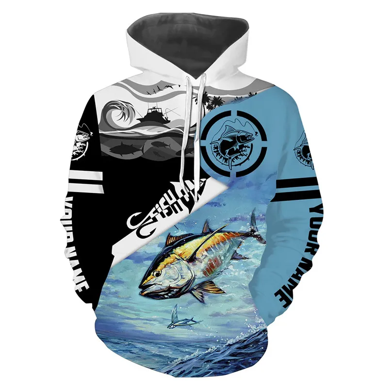 New Saltwater Fishing Tuna Fish Personalized Name 3D Printed Men's Hoodie and Sweatshirt Unisex Zip Casual Activewear
New Saltwater Fishing Tuna Fish Personalized Name 3D Printed Men's Hoodie and Sweatshirt Unisex Zip Casual Activewear