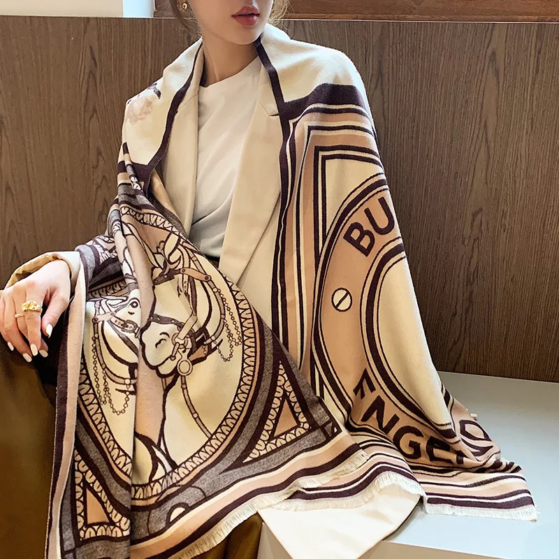 Foulard Femme Luxe Marque New Winter Women's Shawl Fashion Reversible Unicorn Scarf Women's Thick Warm Scarf Wraps For Women
Foulard Femme Luxe Marque New Winter Women's Shawl Fashion Reversible Unicorn Scarf Women's Thick Warm Scarf Wraps For Women