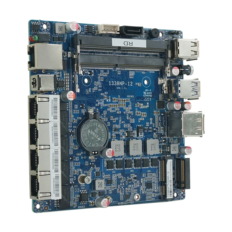 Безопасная Промышленная материнская плата X86 макетная четырехъядерный