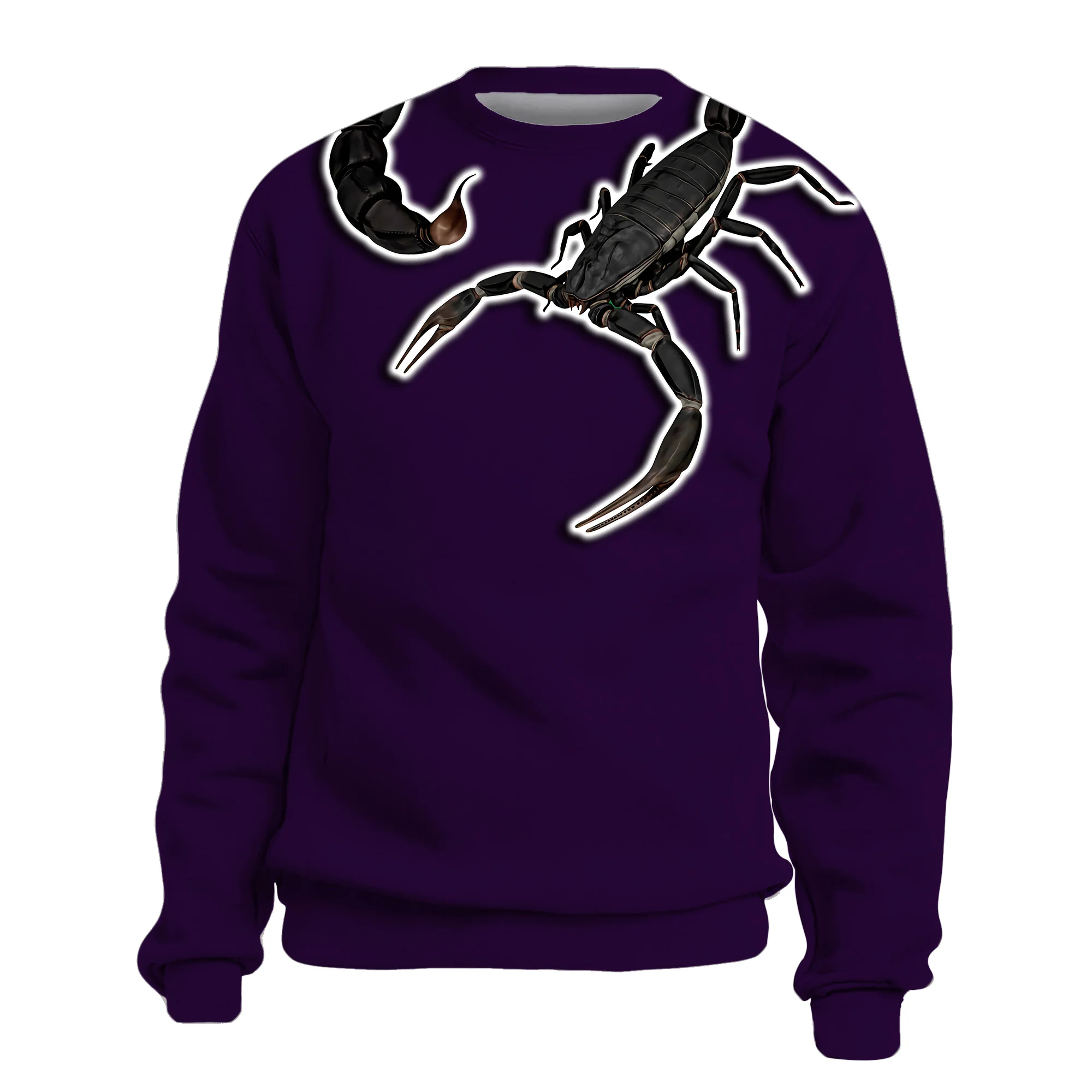 2022 Winter and Autumn Men's Fleece Cotton Funny Scorpion Pullover 3D Printed Fleece Harajuku Hip Hop Sweater 2022 Casual Men
2022 Winter and Autumn Men's Fleece Cotton Funny Scorpion Pullover 3D Printed Fleece Harajuku Hip Hop Sweater 2022 Casual Men