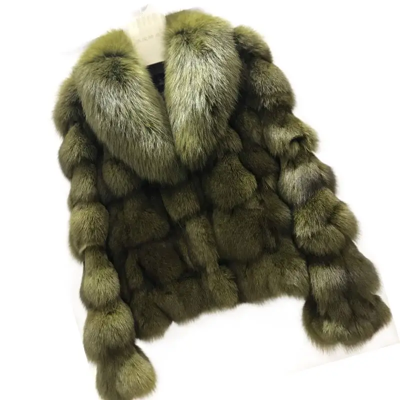 Luxury Genuine Real Fox Fur Jackets & Coats With Fox Fur Collar For Ladies Short Warm Thicken Fur Outerwear In Fur Garments
Luxury Genuine Real Fox Fur Jackets & Coats With Fox Fur Collar For Ladies Short Warm Thicken Fur Outerwear In Fur Garments
