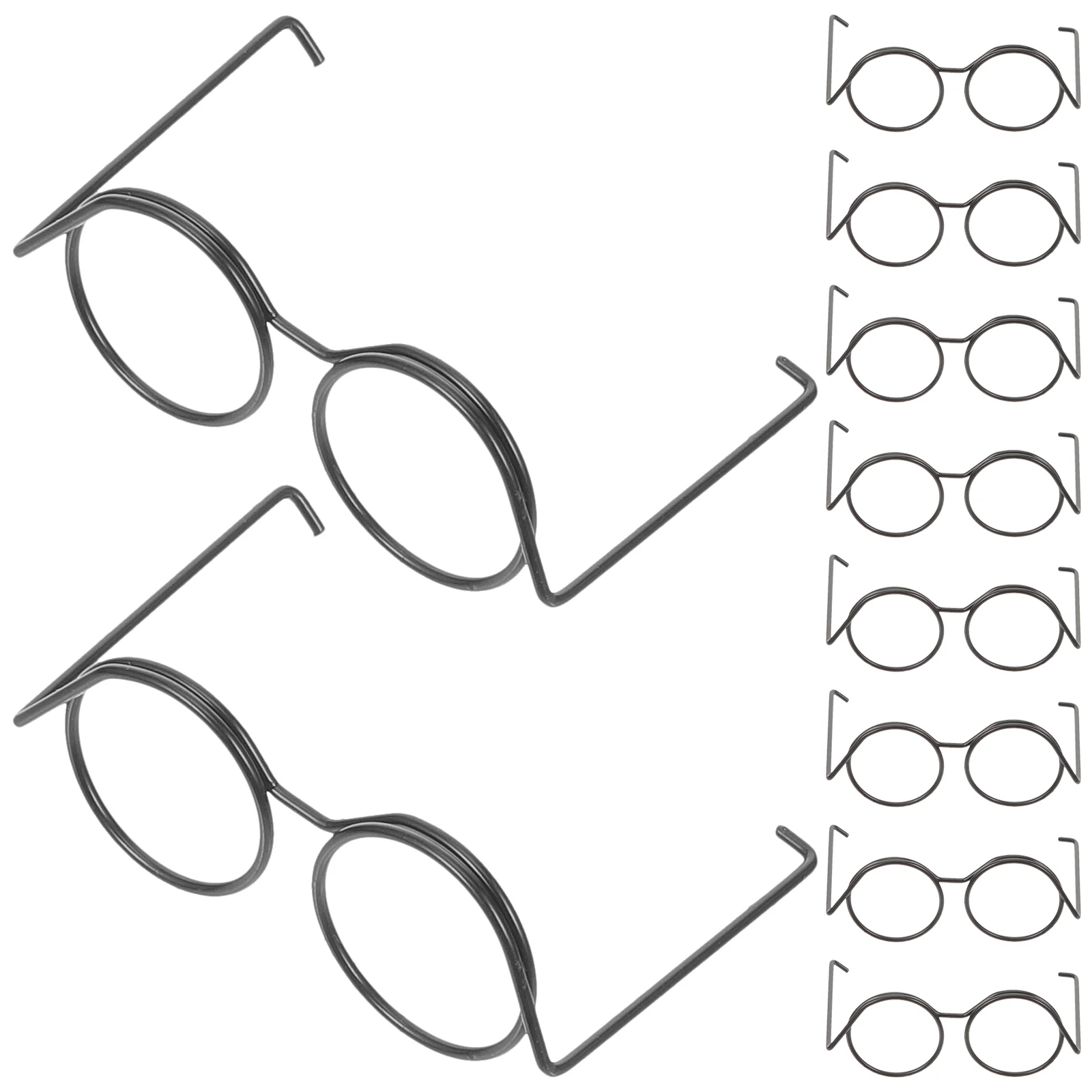 Sewacc Doll Glasses Metal Wire Rim Doll Eyewear Mini Sunglasses Doll Dress Up Eyeglasses Mini Dolls Costume Accessories Black
Sewacc Doll Glasses Metal Wire Rim Doll Eyewear Mini Sunglasses Doll Dress Up Eyeglasses Mini Dolls Costume Accessories Black