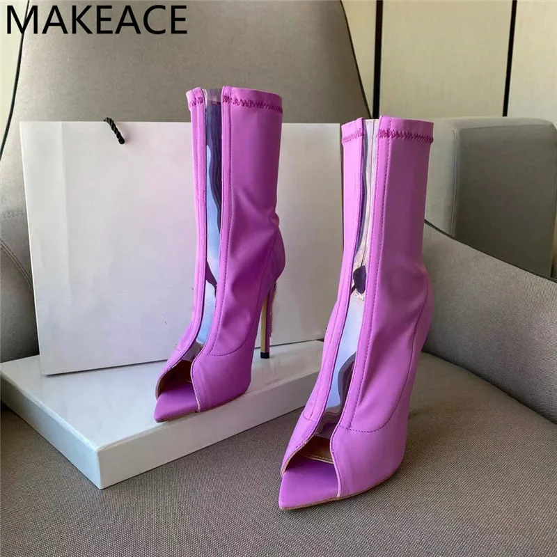 New Spring Fashion Satin Ankle Boots Women High Heels Peep Toe Pointed Toe Short Boots Woman Slip On Motorcycle Boots Woman 2022
New Spring Fashion Satin Ankle Boots Women High Heels Peep Toe Pointed Toe Short Boots Woman Slip On Motorcycle Boots Woman 2022
