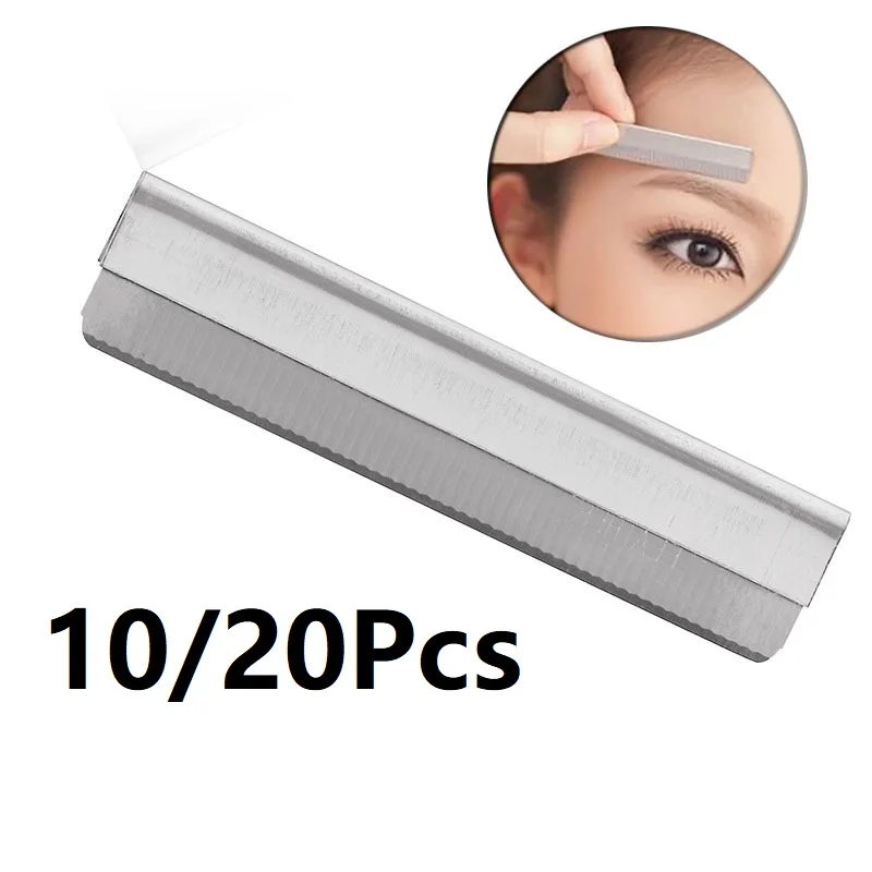 10 шт., бритва для бровей из нержавеющей стали
10 шт., бритва для бровей из нержавеющей стали
