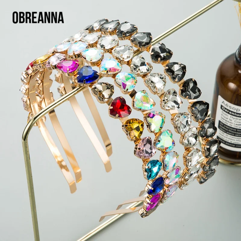 Simple Personality Metal Heart-Shaped Glass Drill Thin Edges Full Diamond Headband Female Super Flash Hair Band Jewelry Handmade
Simple Personality Metal Heart-Shaped Glass Drill Thin Edges Full Diamond Headband Female Super Flash Hair Band Jewelry Handmade
