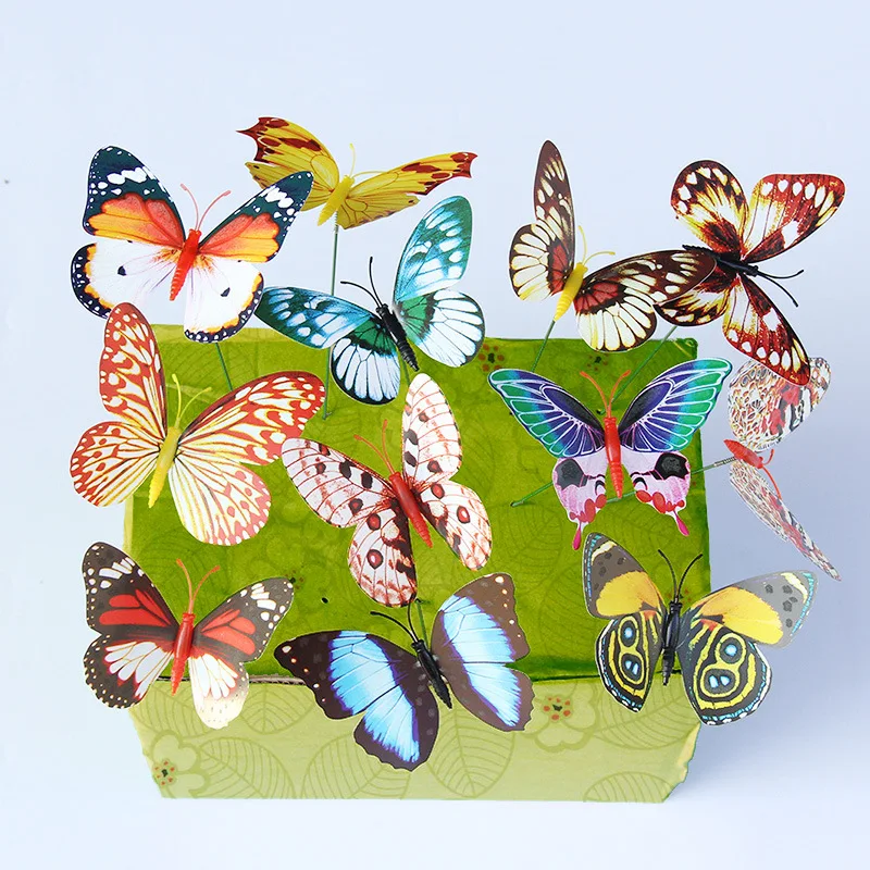 24pcs/set 10cm Luminous Butterfly Outdoor Decor Simulation Horticultural Insert Rod Luminous Butterflies Decorative Garden Stake
24pcs/set 10cm Luminous Butterfly Outdoor Decor Simulation Horticultural Insert Rod Luminous Butterflies Decorative Garden Stake