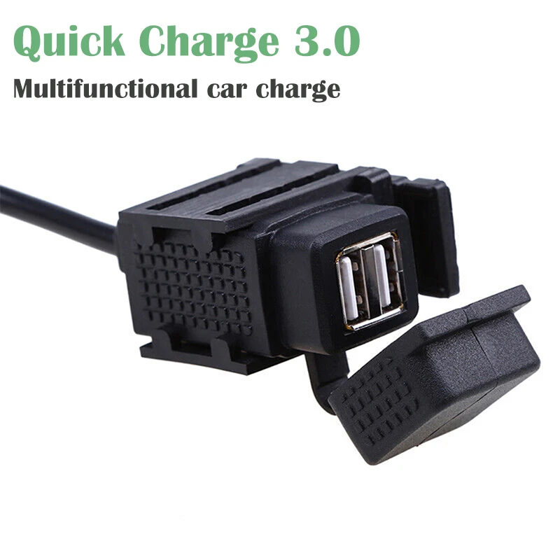 Dual USB Charger Adapter With 1.82m Tie Socket Waterproof Quick Charge For Motorcycle Cellphone Tablet GPS
Dual USB Charger Adapter With 1.82m Tie Socket Waterproof Quick Charge For Motorcycle Cellphone Tablet GPS