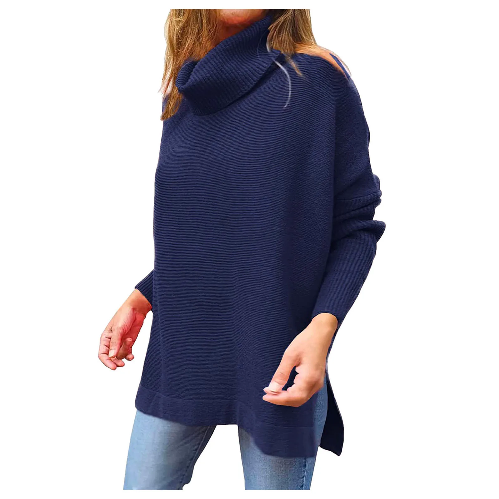 Womens Sleeve Loose Shoulder The Casual Off Pullover Long Knitted Sweater Women's Blouse blusas elegantes femeninas
Womens Sleeve Loose Shoulder The Casual Off Pullover Long Knitted Sweater Women's Blouse blusas elegantes femeninas