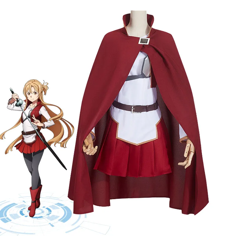 Yuuki Asuna Cosplay Costume Sword Art Online Progressive Asuna Cloak and Uniform Suit Women's Theater Theater Edition Costumes
Yuuki Asuna Cosplay Costume Sword Art Online Progressive Asuna Cloak and Uniform Suit Women's Theater Theater Edition Costumes