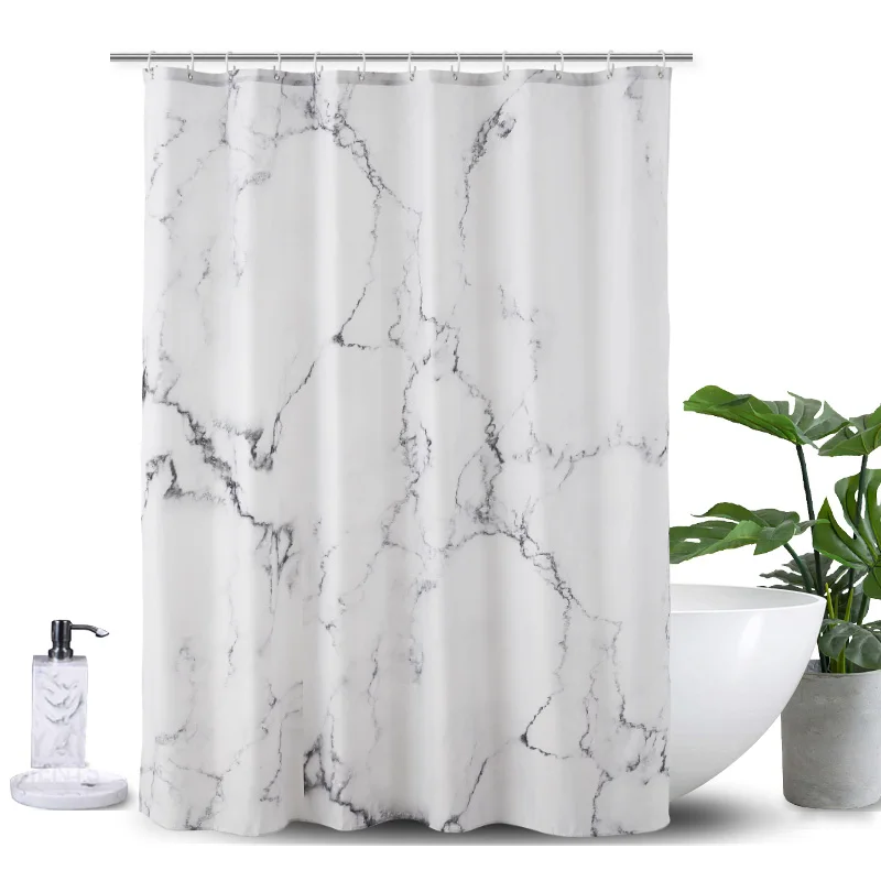Yaapeet Shower Curtain Bathroom Waterproof Cortinas Nordic Simple White Marbling Print Polyester Fabric Rideau Home Decoration
Yaapeet Shower Curtain Bathroom Waterproof Cortinas Nordic Simple White Marbling Print Polyester Fabric Rideau Home Decoration