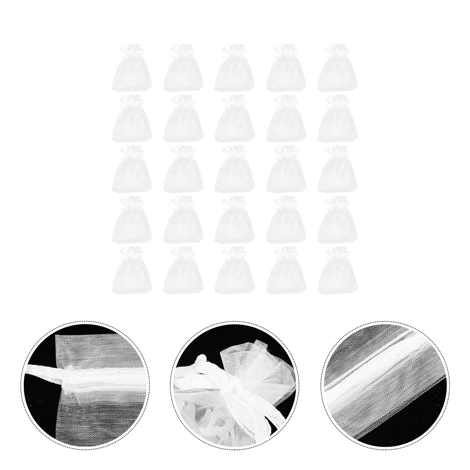 100 Pcs Yarn Bag Small Gift Bags Favor Pouch Clear Jewelry Gauze Drawstring Mesh Organizer Sample Pouches Storage
100 Pcs Yarn Bag Small Gift Bags Favor Pouch Clear Jewelry Gauze Drawstring Mesh Organizer Sample Pouches Storage