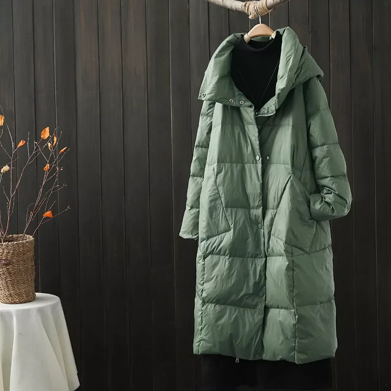 2023New Winter Women Parkas Hooded Loose Thick Female 90% White Duck Down Long Coat Casual Ladies Snow Warm Jacket Ouotwear
2023New Winter Women Parkas Hooded Loose Thick Female 90% White Duck Down Long Coat Casual Ladies Snow Warm Jacket Ouotwear