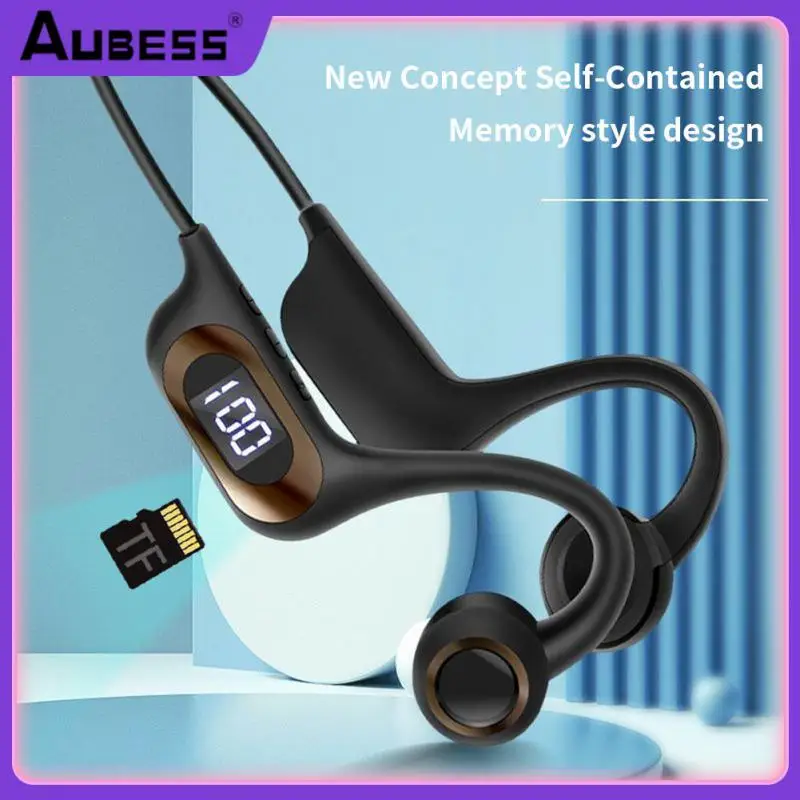 Portable Wireless Headset Lightweight Stereo Bone Conduction Headphone Power Digital Display Air Conduction Ear-hook
Portable Wireless Headset Lightweight Stereo Bone Conduction Headphone Power Digital Display Air Conduction Ear-hook
