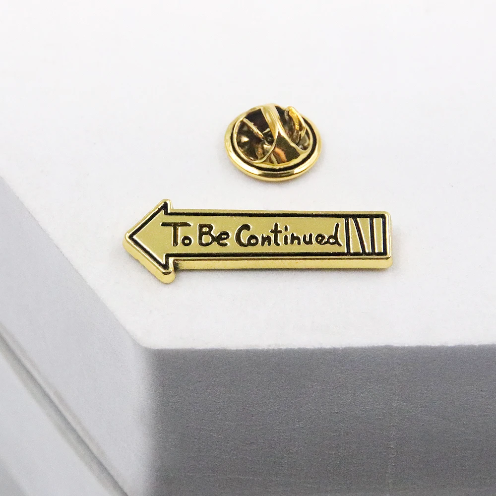 Anime JoJos Bizarre Adventure Brooch Golden Wind Pins To Be Continued Arrow Badge Brooch for Women Men Collectible Jewelry
Anime JoJos Bizarre Adventure Brooch Golden Wind Pins To Be Continued Arrow Badge Brooch for Women Men Collectible Jewelry