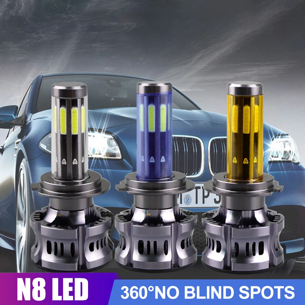 2Pcs Car LED 110W Headlight 12V/24V LED Bulb Canbus Lamp 22000LM Hi Lo Beam 8 Sided Chip H1 H4 H7 H11 9005 9006 Auto Accessories
2Pcs Car LED 110W Headlight 12V/24V LED Bulb Canbus Lamp 22000LM Hi Lo Beam 8 Sided Chip H1 H4 H7 H11 9005 9006 Auto Accessories