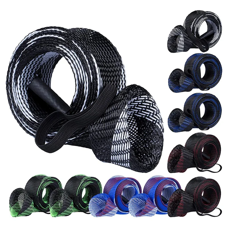 10Pcs Fishing Rod Protector- Braided Mesh Rod Covers,Fishing Pole Sleeves,Rod Fishing Tool Accessories
10Pcs Fishing Rod Protector- Braided Mesh Rod Covers,Fishing Pole Sleeves,Rod Fishing Tool Accessories