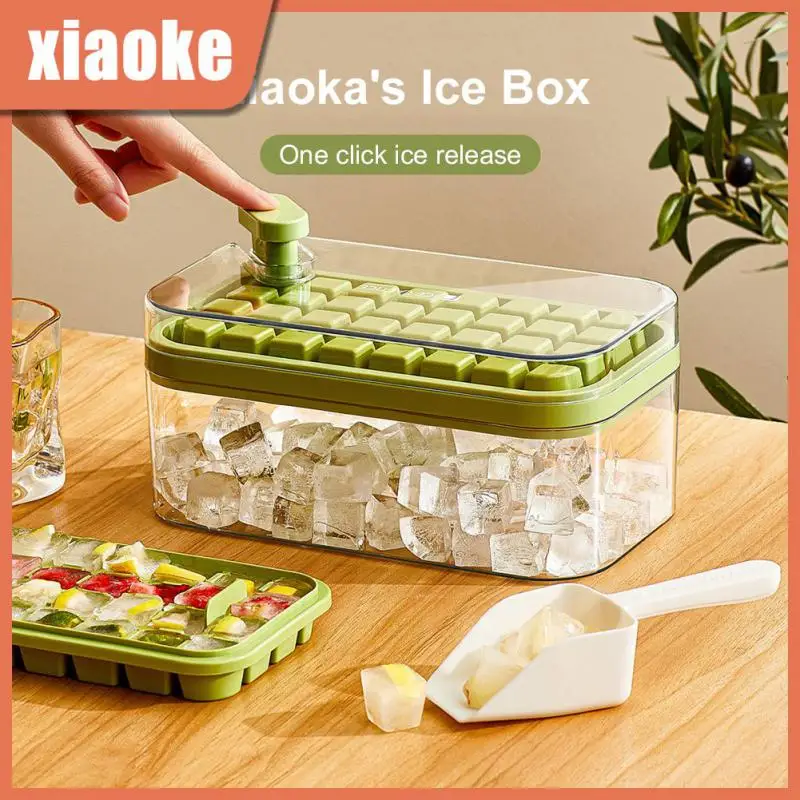 Kitchen Accessories Ice Tray Sealing With Storage Box Maker Household One-button Press Type Ice Storage Boxes With Lid
Kitchen Accessories Ice Tray Sealing With Storage Box Maker Household One-button Press Type Ice Storage Boxes With Lid