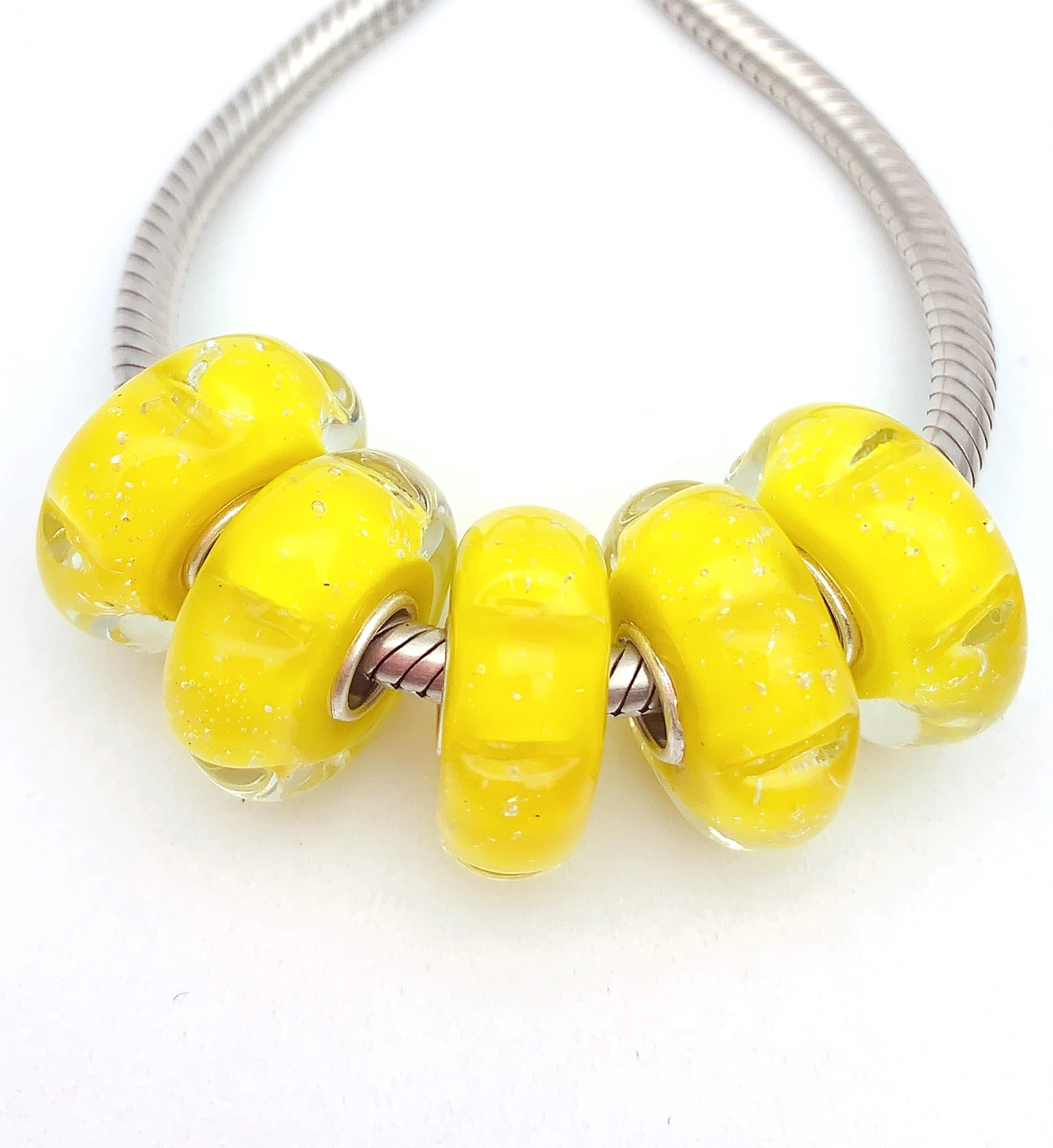 YG682 5X 100% Authenticity S925 Sterling Silver Beads Murano Glassbeads NEW Fit European Charms Bracelet Diy Jewelry Lampwork
YG682 5X 100% Authenticity S925 Sterling Silver Beads Murano Glassbeads NEW Fit European Charms Bracelet Diy Jewelry Lampwork