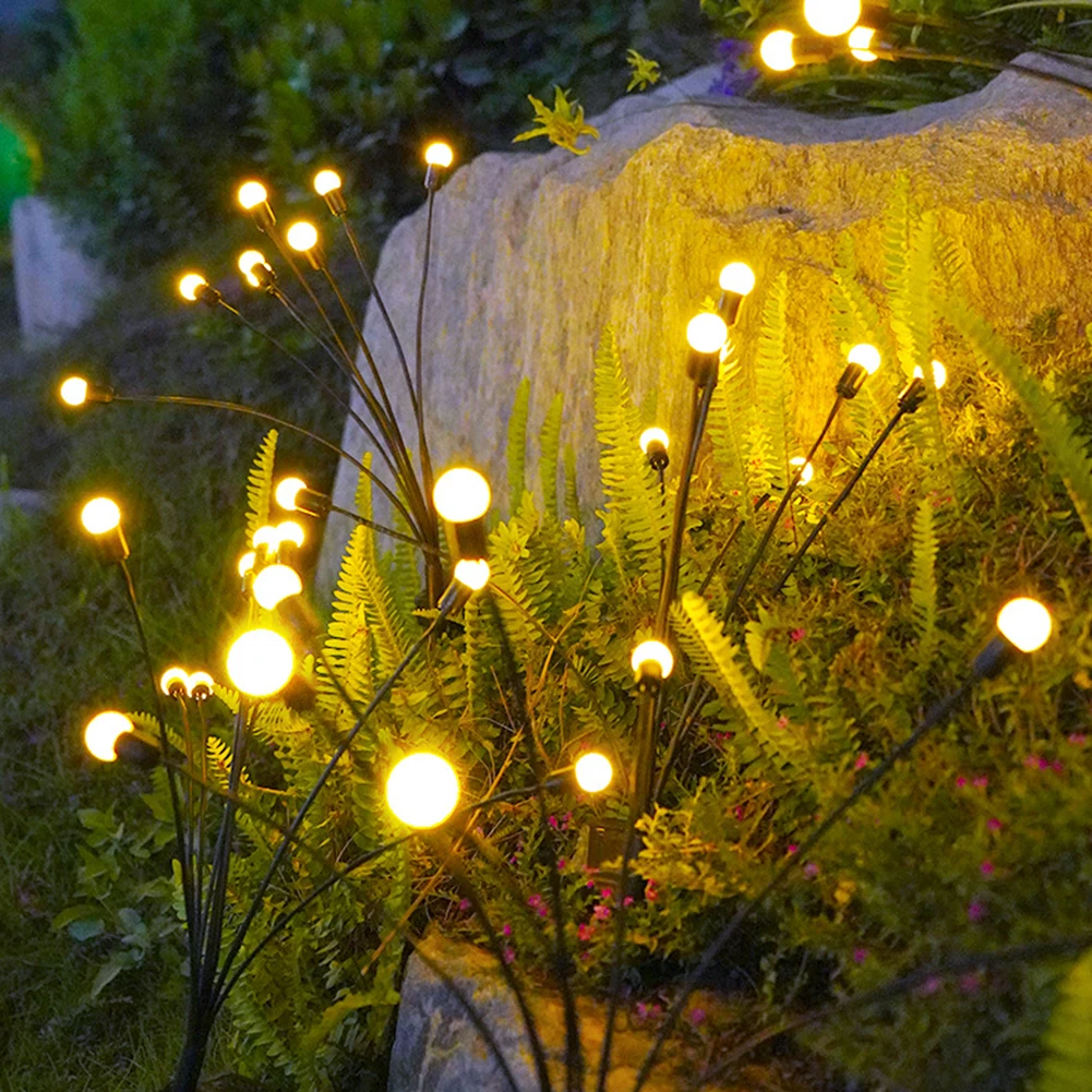 1/2pcs Solar LED Firework Firefly Lawn Light Outdoor Garden Decoration Landscape Lights Solar Powered Courtyard Swinging Lamps
1/2pcs Solar LED Firework Firefly Lawn Light Outdoor Garden Decoration Landscape Lights Solar Powered Courtyard Swinging Lamps