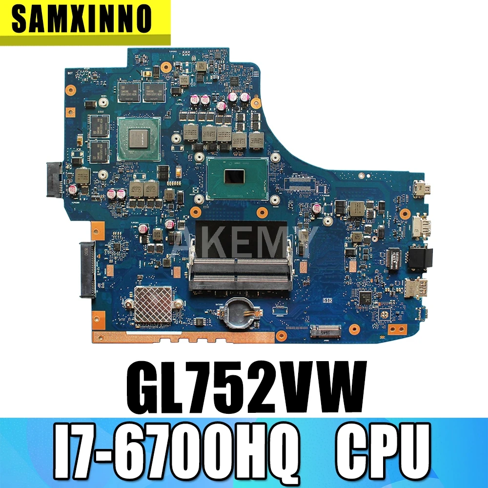 GL752VW original mainboard for ASUS ROG FX71PRO ZX70V GL752VL GL752V Laptop motherboard with I7-6700HQ GTX960M 2GB
GL752VW original mainboard for ASUS ROG FX71PRO ZX70V GL752VL GL752V Laptop motherboard with I7-6700HQ GTX960M 2GB