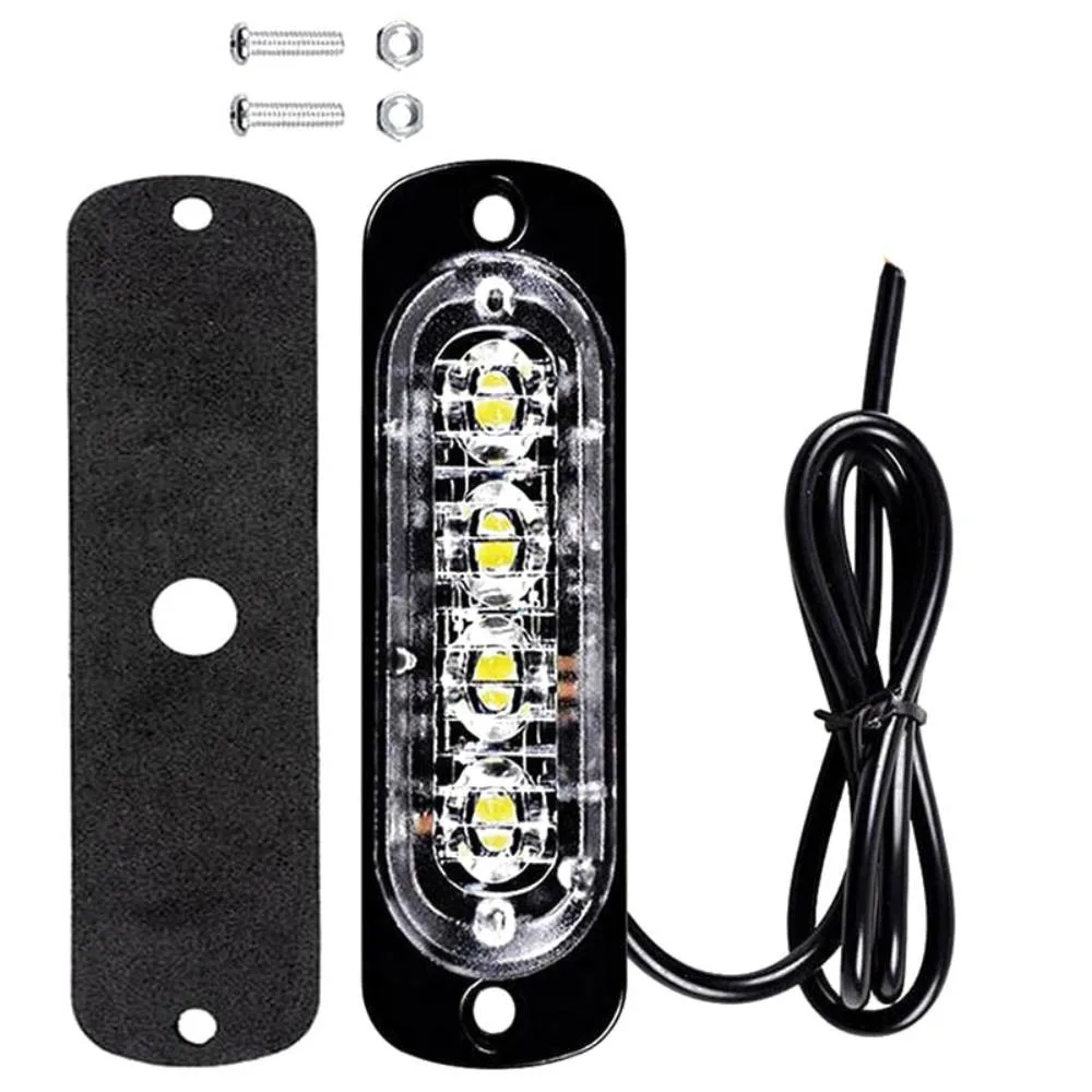 12V Amber 4LED Strong Light Work Light 800LM Driving Fog Off-road SUV Car Boat Light Constant Light Super Bright Car Urgent Lig
12V Amber 4LED Strong Light Work Light 800LM Driving Fog Off-road SUV Car Boat Light Constant Light Super Bright Car Urgent Lig