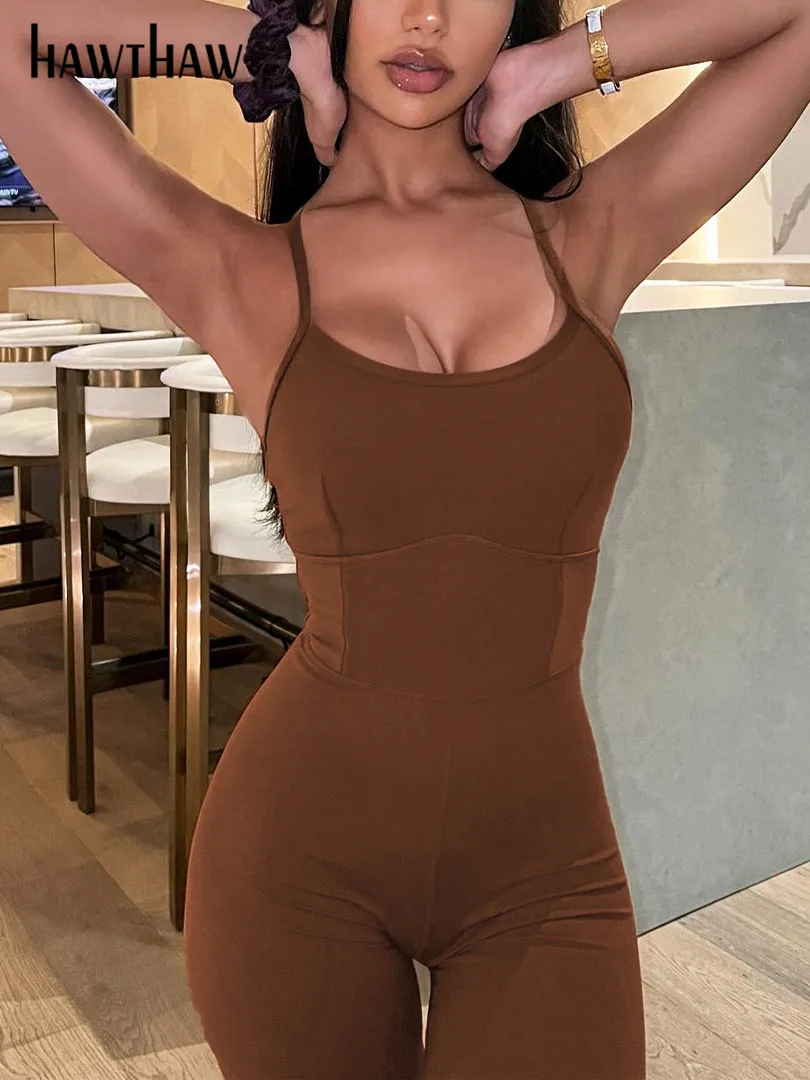 Hawthaw Women Fashion Sleeveless Streetwear Bodycon Romper Playsuit 2023 Summer Clothes Wholesale Items For Business
Hawthaw Women Fashion Sleeveless Streetwear Bodycon Romper Playsuit 2023 Summer Clothes Wholesale Items For Business