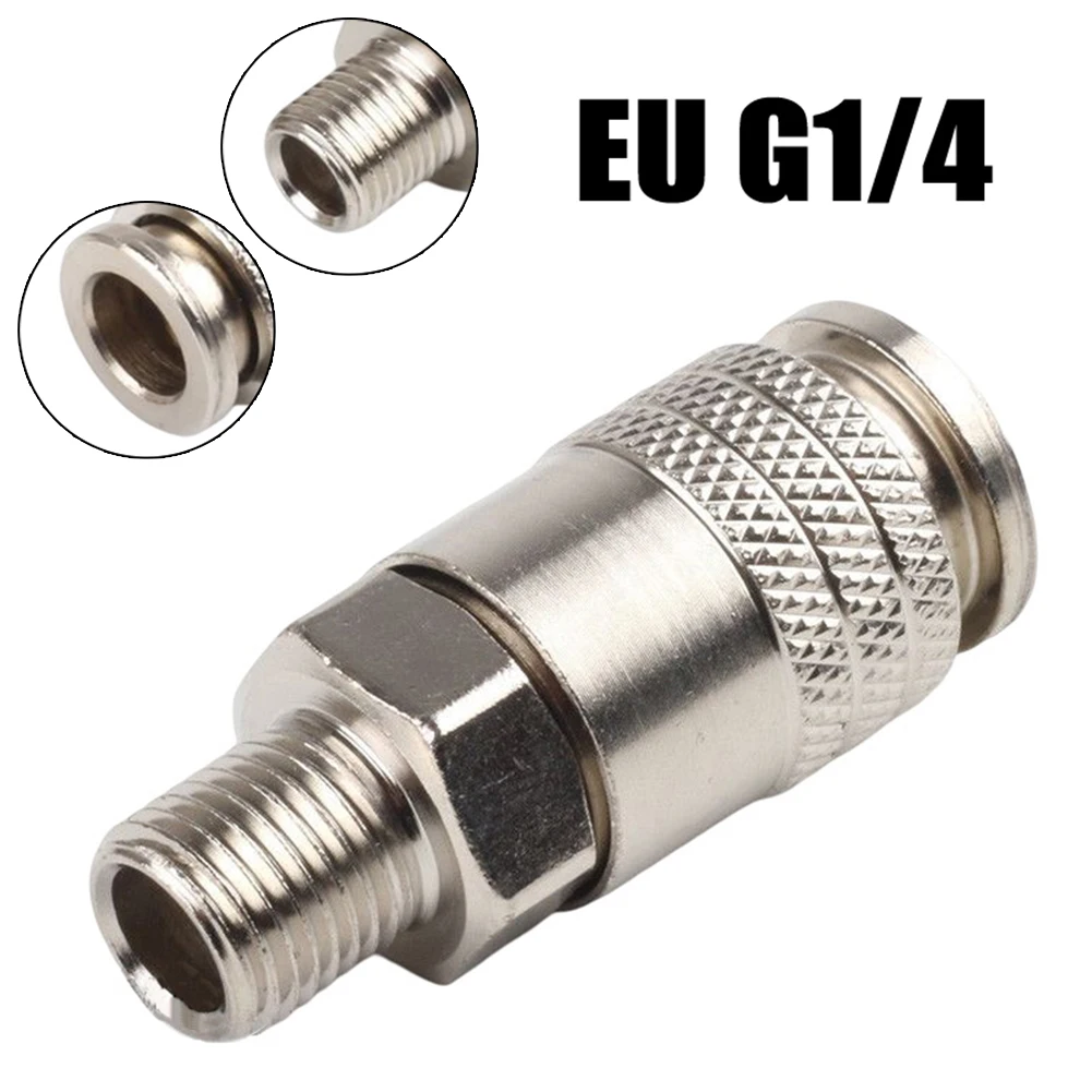 1pcs G1/4 Male Thread Pneumatic Fitting EU Standard Quick Connector Coupler Parts For Air Compressor Tools Accessories
1pcs G1/4 Male Thread Pneumatic Fitting EU Standard Quick Connector Coupler Parts For Air Compressor Tools Accessories