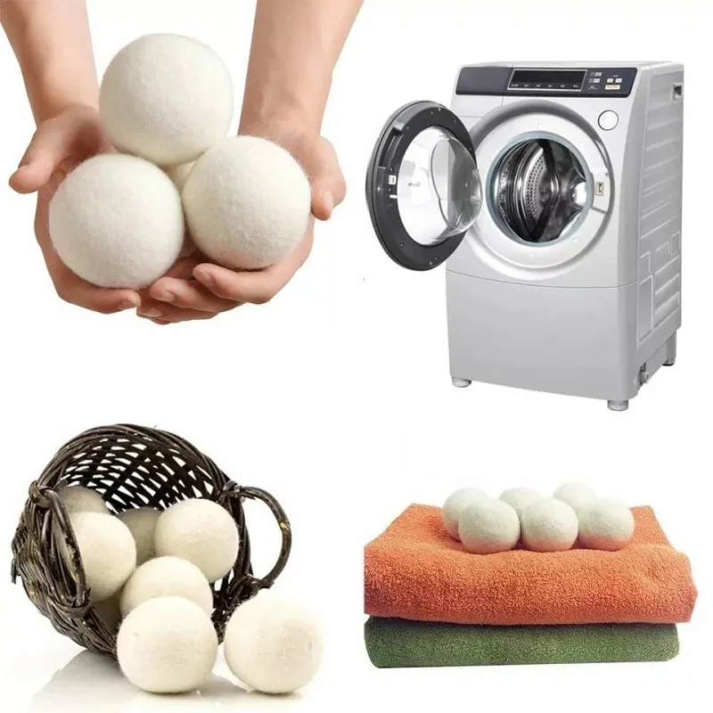 Reusable Natural Organic Laundry Fabric Softener Ball Premium Organic Wool Dryer Balls 6CM DH8888
Reusable Natural Organic Laundry Fabric Softener Ball Premium Organic Wool Dryer Balls 6CM DH8888