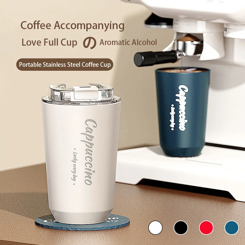 New Portable Bilayer Stainless Steel Vacuum Coffee Cup Fashion Women Car Mounted Water Cup 280/380ml Travel Health Thermal Mug
New Portable Bilayer Stainless Steel Vacuum Coffee Cup Fashion Women Car Mounted Water Cup 280/380ml Travel Health Thermal Mug