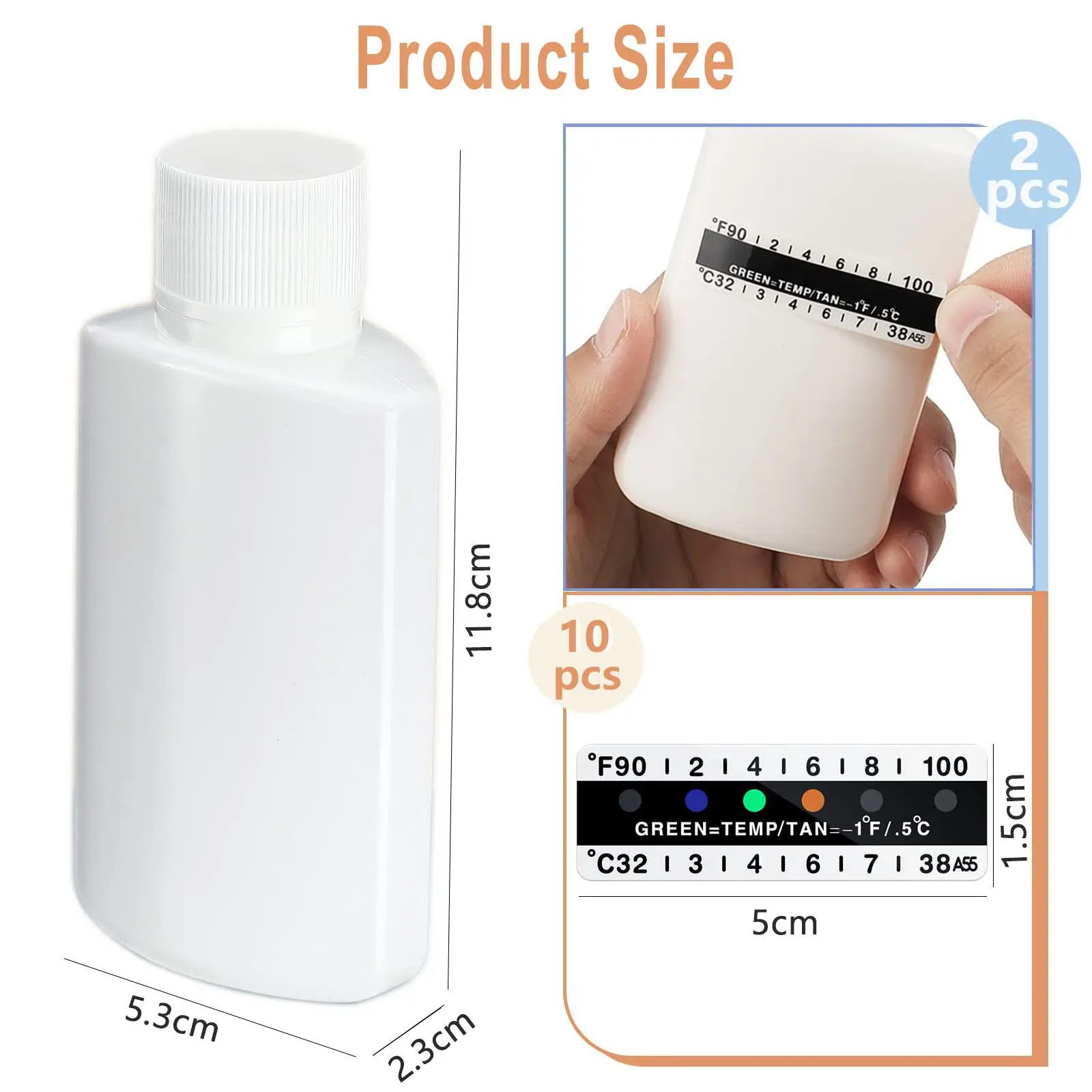 Durable Temperature Test Strips Urine Complete Kit Include Empty Bottles Nice Sealing No Odd Smell Paper Plastic
Durable Temperature Test Strips Urine Complete Kit Include Empty Bottles Nice Sealing No Odd Smell Paper Plastic