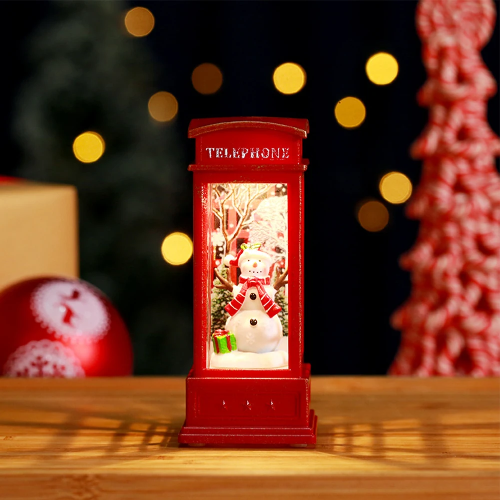 1pc Christmas Decorations Santa Claus Snowman Christmas Tree Phone Booth Ornaments Night Light Home Decor Desktop Decor
1pc Christmas Decorations Santa Claus Snowman Christmas Tree Phone Booth Ornaments Night Light Home Decor Desktop Decor