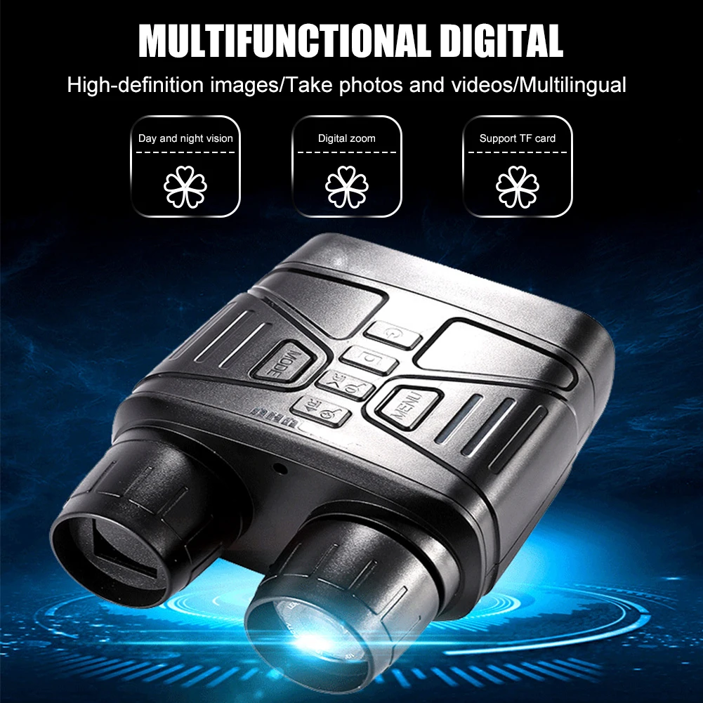 NV4000 Digital Binoculars No Light Night Vision Rechargeable Take Photos and Videos 3"LCD for Bird Watching Wildlife Observation
NV4000 Digital Binoculars No Light Night Vision Rechargeable Take Photos and Videos 3"LCD for Bird Watching Wildlife Observation