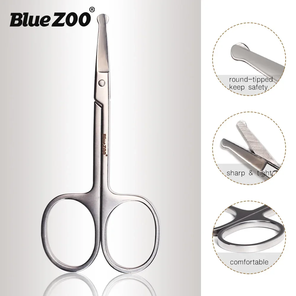 Head Nose Scissors Facial Hair Beard Stainless Steel Mini Portable Curved Mustache Nose Ear Hair Remover Scissor Trimmer Safety
Head Nose Scissors Facial Hair Beard Stainless Steel Mini Portable Curved Mustache Nose Ear Hair Remover Scissor Trimmer Safety