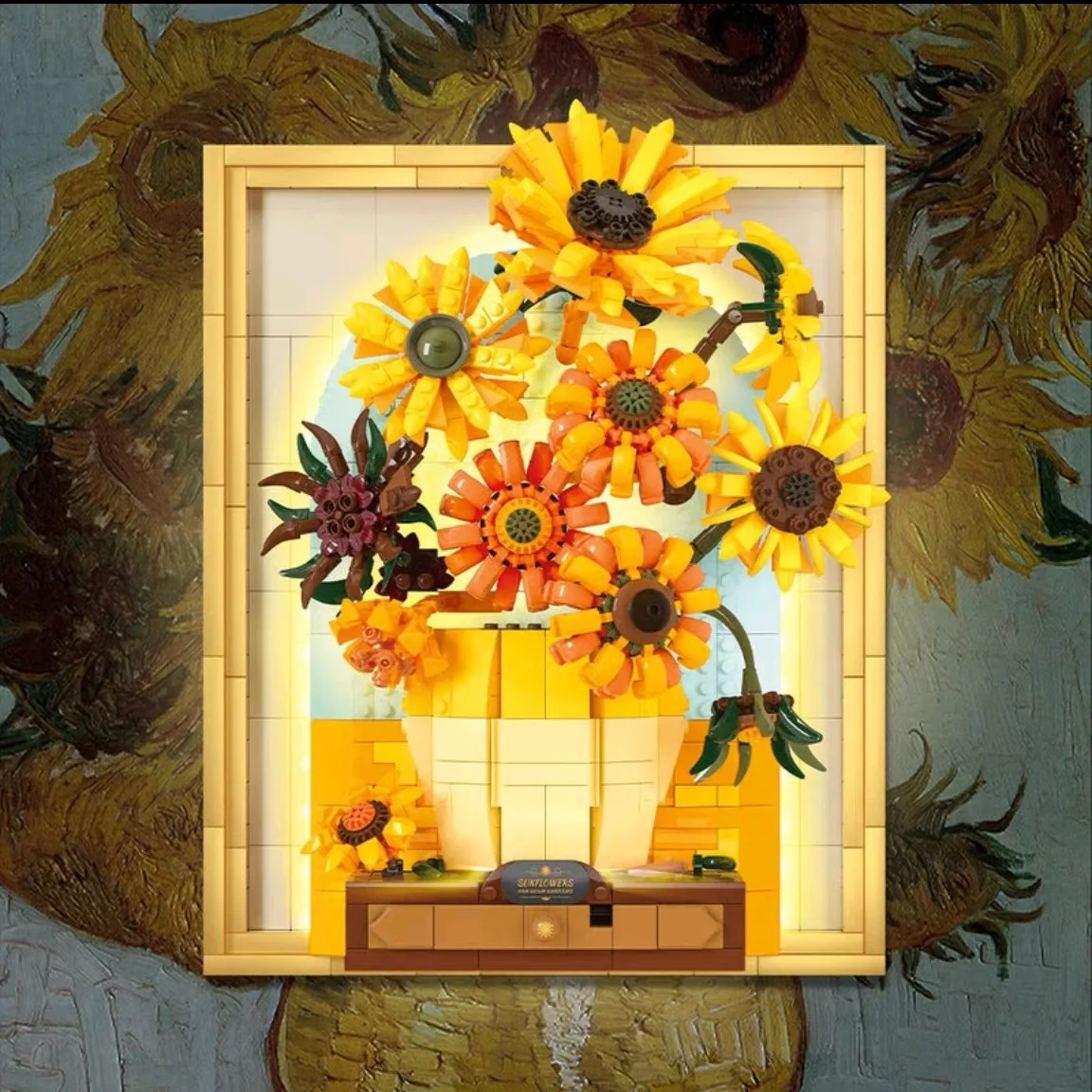 Sun Flower Potted Bouquet Building Block Home Decoration 3D Model light Sunflower Bouquet Rose Bricks Toy Diy Girlfriend Gift
Sun Flower Potted Bouquet Building Block Home Decoration 3D Model light Sunflower Bouquet Rose Bricks Toy Diy Girlfriend Gift