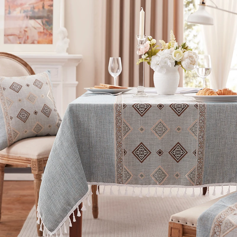 Linen Tablecloth Gray Kitchen Table Cloth for Home Decorative Rectangular Table Cover Tea Cloth Wedding Party Decoration
Linen Tablecloth Gray Kitchen Table Cloth for Home Decorative Rectangular Table Cover Tea Cloth Wedding Party Decoration