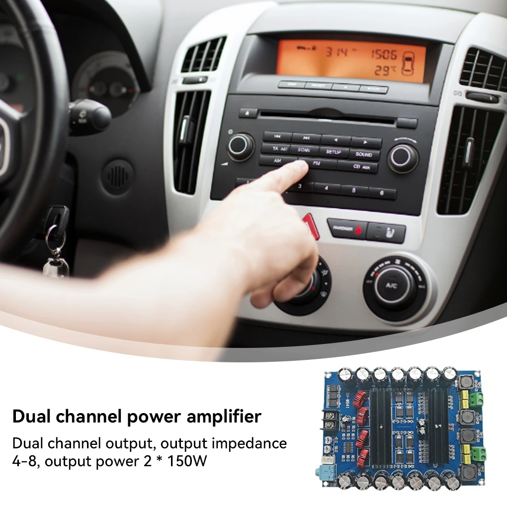 

Amplifier Board Audio Accessory Modification Car-mounted High Power 150W TPA3116D2 Amp Boards Modified Components