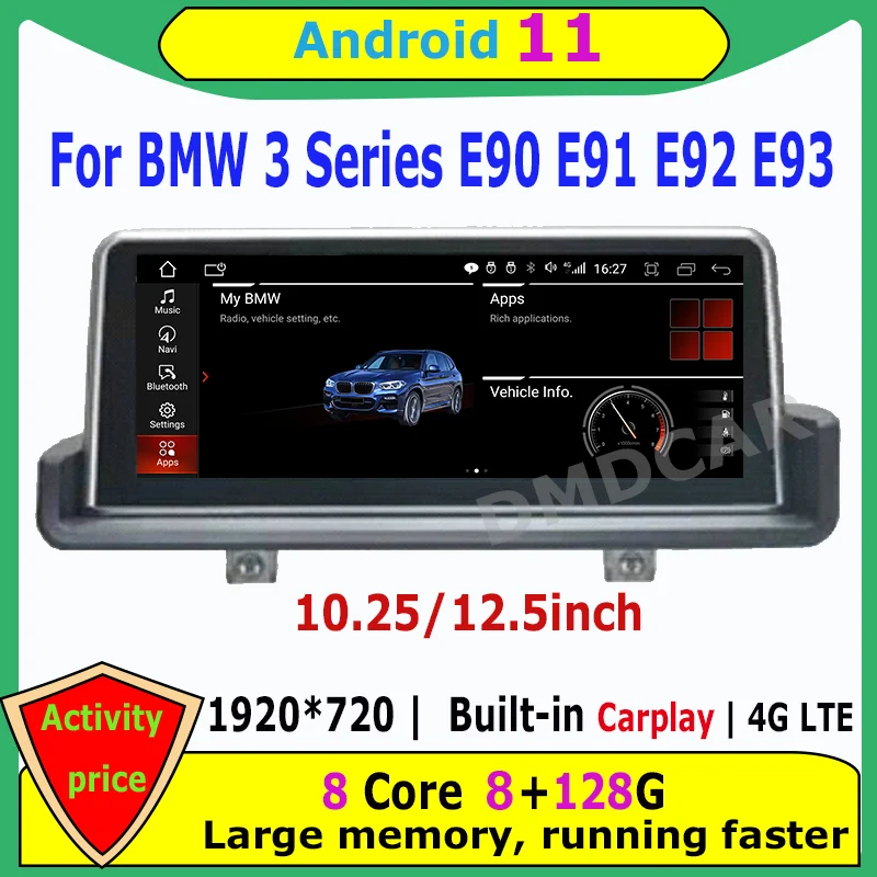 10.25"/12.5" 8Core 8G+128G Android 11 Car Multimedia Player GPS Radio for BMW 3 Series E90 E91 E92 E93 2005-2012 Stereo Video
10.25"/12.5" 8Core 8G+128G Android 11 Car Multimedia Player GPS Radio for BMW 3 Series E90 E91 E92 E93 2005-2012 Stereo Video