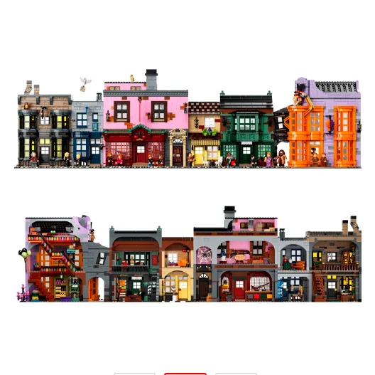 DIY 5544pcs Diagoned Alley Building Blocks Kits Bricks Classic Movie Series Model Kids DIY Toys For Children Gift 10217 75978
DIY 5544pcs Diagoned Alley Building Blocks Kits Bricks Classic Movie Series Model Kids DIY Toys For Children Gift 10217 75978