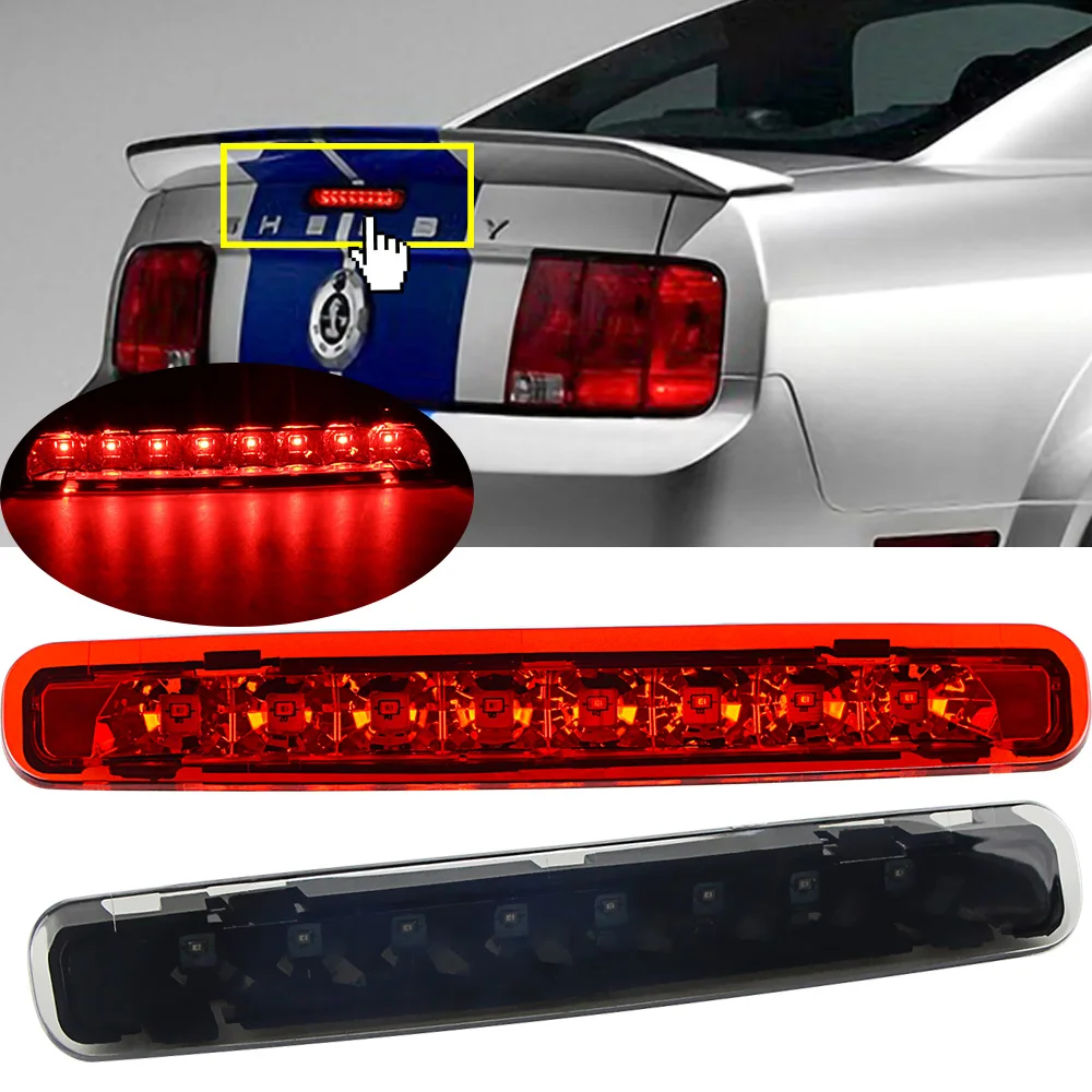 For Ford Mustang 2005 2006 2007 2008 2009 Super Bright Rear High Mount Third 3rd Brake Light Smoke RED Lens 6R3Z13A613A
For Ford Mustang 2005 2006 2007 2008 2009 Super Bright Rear High Mount Third 3rd Brake Light Smoke RED Lens 6R3Z13A613A