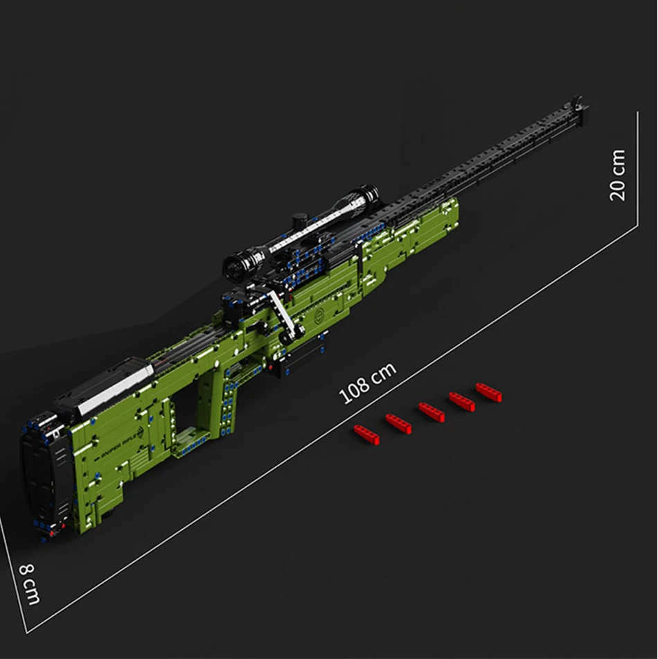 2023 Военная снайперская винтовка AWM модель пистолета строительные блоки высокотехнологичные спецназ 416D оружие может стрелять пули Кирпичи Игрушка
2023 Военная снайперская винтовка AWM модель пистолета строительные блоки высокотехнологичные спецназ 416D оружие может стрелять пули Кирпичи Игрушка